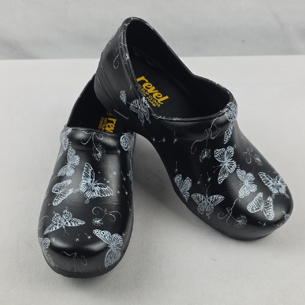 Revel Anti Slip Clogs Memory‎ Foam Insoles Size 38 Womens Size 7